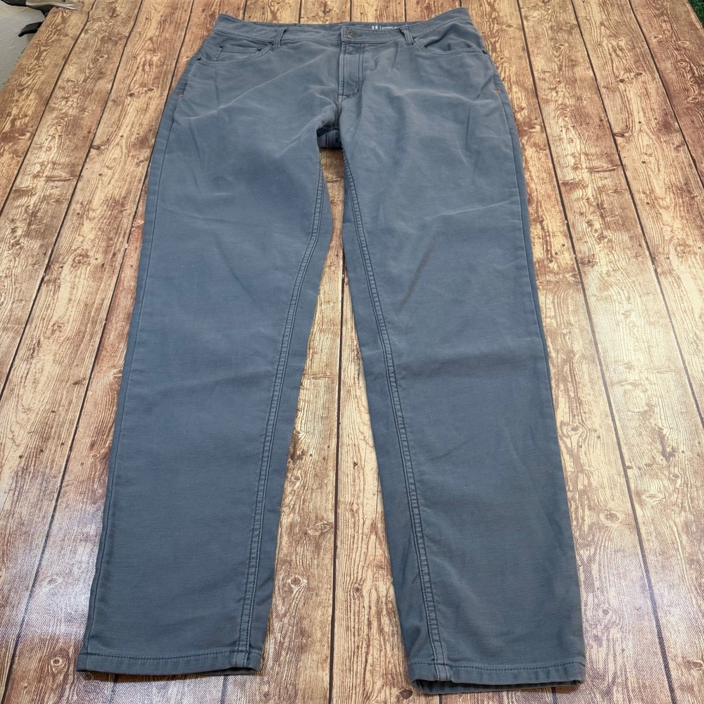 The Normal Brand Tromba Pants Mens 36 Blue/Gray Slim Fit Stretch Chino